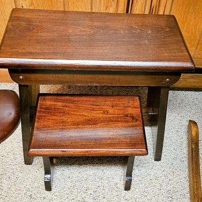 Small table with even smaller table
