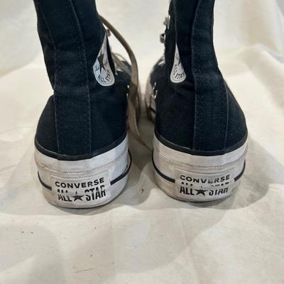 Converse high tops platforms black - size 6
