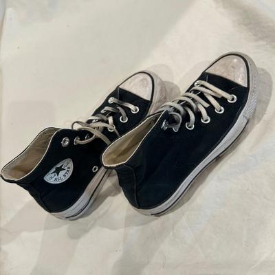 Converse high tops platforms black - size 6