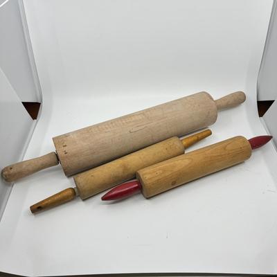 397 Set of 3 Wooden Rolling Pins