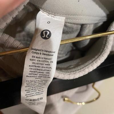 Lululemon grey pants - size 0