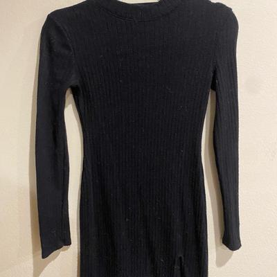 Zara dress with rhinestone drops on hem - size small