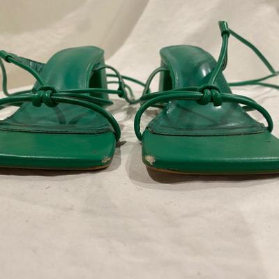 Green shoes - size 5