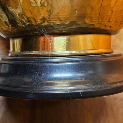 Vintage Hammered Brass lamp