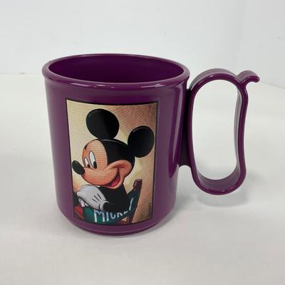 -182- COLLECTIBLE | Mickey Mouse Plastic Mugs