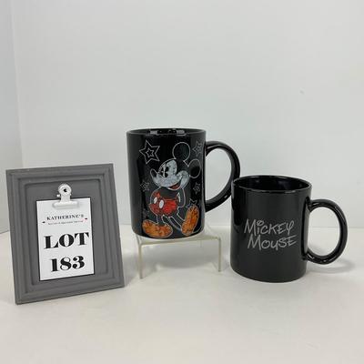 -183- COLLECTIBLE | Mickey Mouse Black Mugs