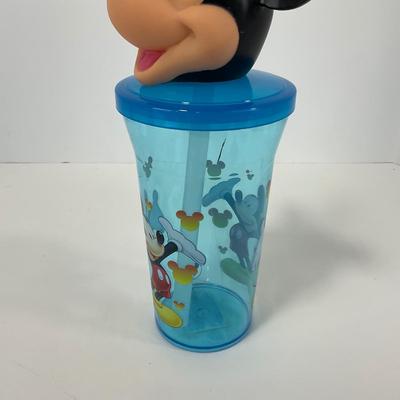 -191- COLLECTIBLE | Mickey Mouse Covered Cups & Water Bottle