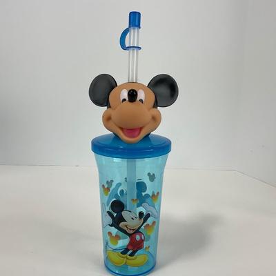 -191- COLLECTIBLE | Mickey Mouse Covered Cups & Water Bottle
