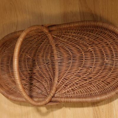 Wicker Gathering Basket