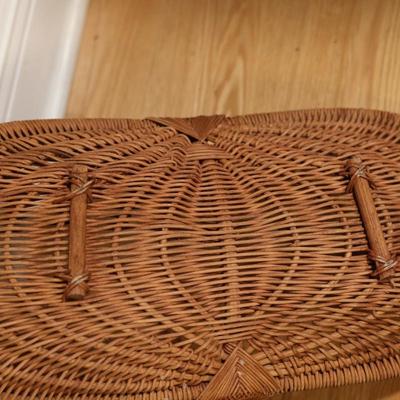 Wicker Gathering Basket