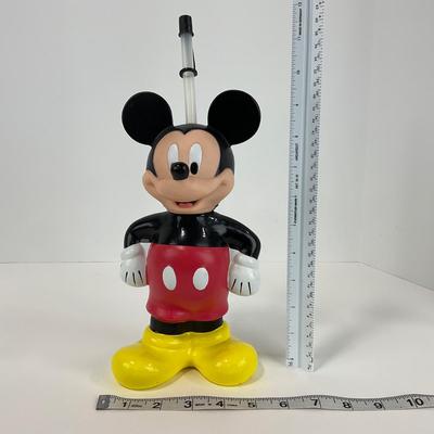 -192- COLLECTIBLE | Mickey Mouse Kids Drink Cup With Straw