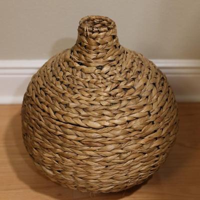 Large Wicker Vase Home Decor