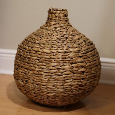 Large Wicker Vase Home Decor