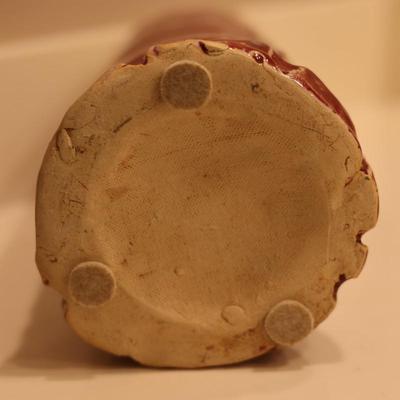 Pottery Vase and Bamboo Decor