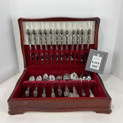 -197- COLLECTIBLE | Assorted Set Of Silver Plate Silverware