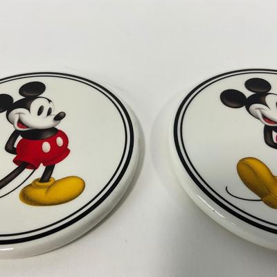 -199- DISHES | Set Of Mickey Mouse Coasters