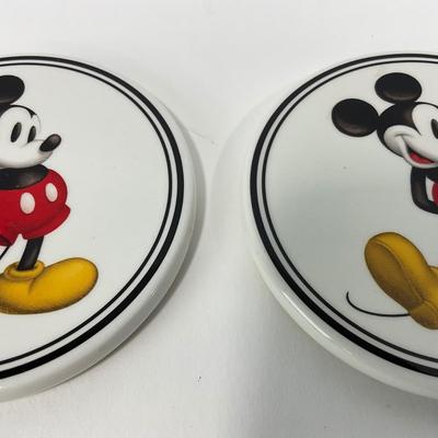 -199- DISHES | Set Of Mickey Mouse Coasters