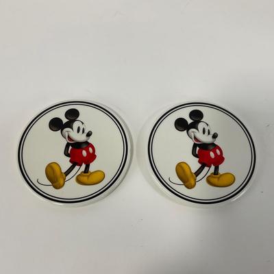 -199- DISHES | Set Of Mickey Mouse Coasters