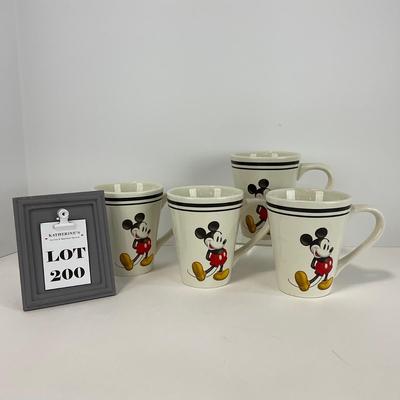 -200- DISHES | Mickey Mouse Set Of Mugs