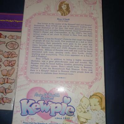 SEALED KEWPIE DOLL AND NEW KEWPIE STICKERS