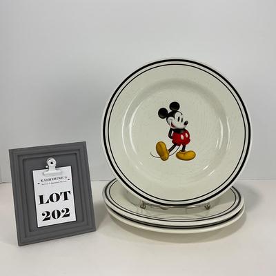 -202- DISHES | Mickey Mouse Set Of Small Plates
