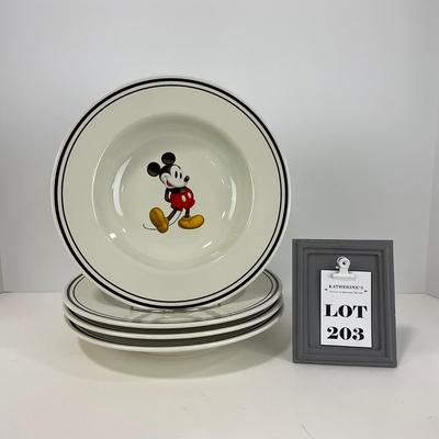 -203- DISHES | Mickey Mouse Set Of Large Bowls