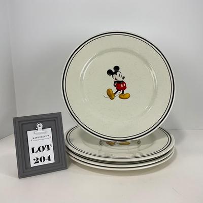 -204- DISHES | Mickey Mouse Set Of Large Plates