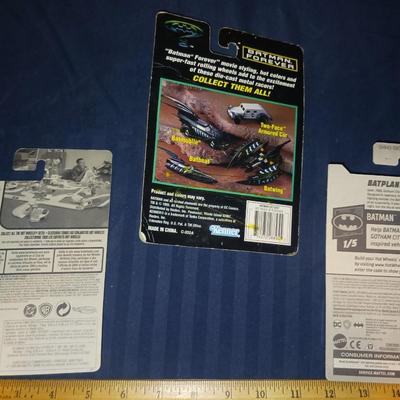 HOT WHEELS '04 BATMOBILE 1st EDITION, BATBOAT & BATPLANE