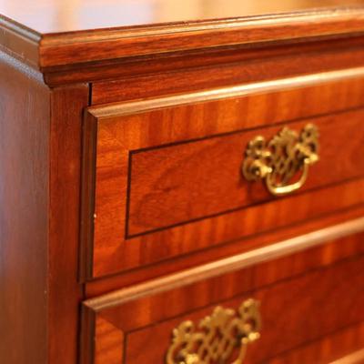 King Four Post Bed Frame & Two Stoneleigh Nightstands (See Description)