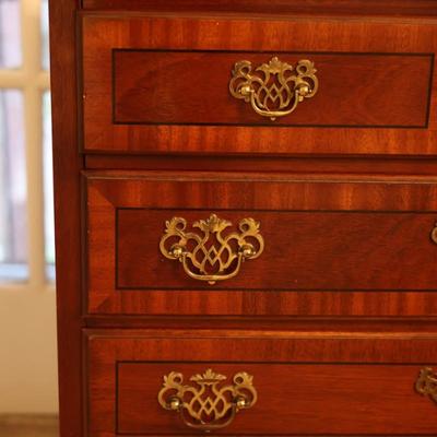 King Four Post Bed Frame & Two Stoneleigh Nightstands (See Description)