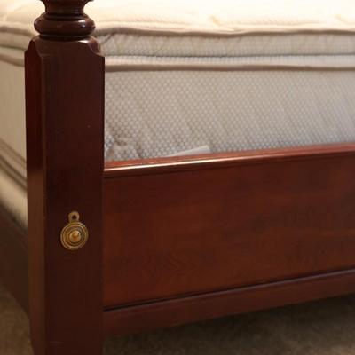 King Four Post Bed Frame & Two Stoneleigh Nightstands (See Description)