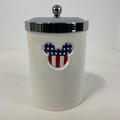 -216- KITCHEN | American Flag Mickey Mouse Canister Set