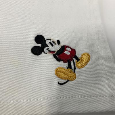 -217- KITCHEN | Mickey Mouse Handmade Spoon & Fork With Tray | Embroidered Mickey Mouse Napkins