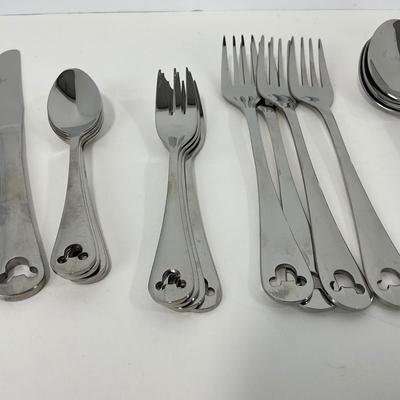 -219- KITCHEN | Mickey Mouse 25 Piece Set of Silverware