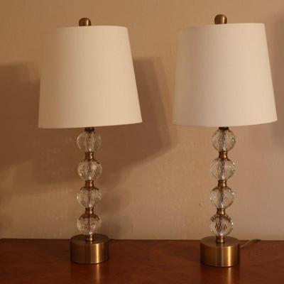 Pair of Elegant Accent Lamps (2)