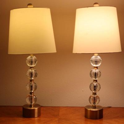 Pair of Elegant Accent Lamps (2)