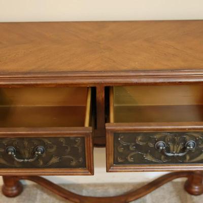 Two Drawer Console Table