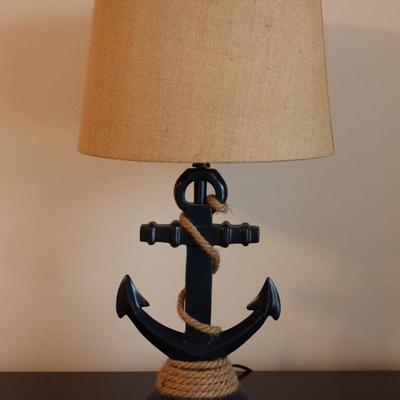Two Decorative Anchor Lamps