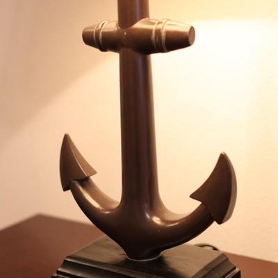 Two Decorative Anchor Lamps
