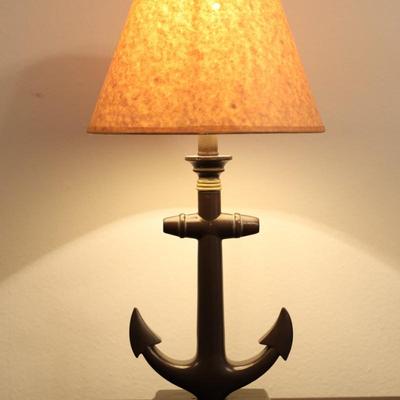 Two Decorative Anchor Lamps