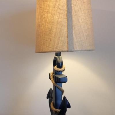 Two Decorative Anchor Lamps