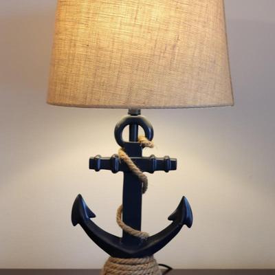 Two Decorative Anchor Lamps