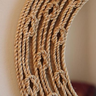 Nautical Rope Mirror Decor