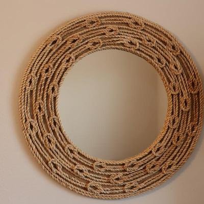 Nautical Rope Mirror Decor