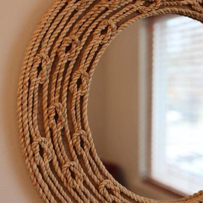 Nautical Rope Mirror Decor