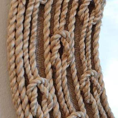 Nautical Rope Mirror Decor