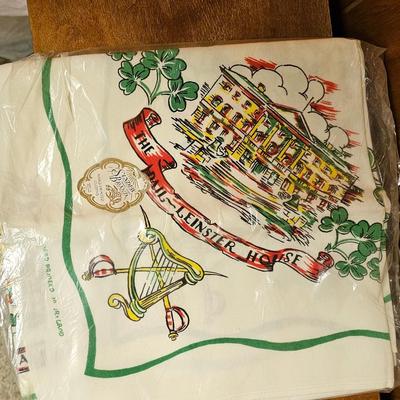 Vintage Irish Table cloth 51" Never used