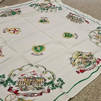 Vintage Irish Table cloth 51" Never used