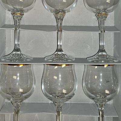 Geneve Bohemia Stemware Bar Glasses 5 styles set of 6 (30 glasses total)
