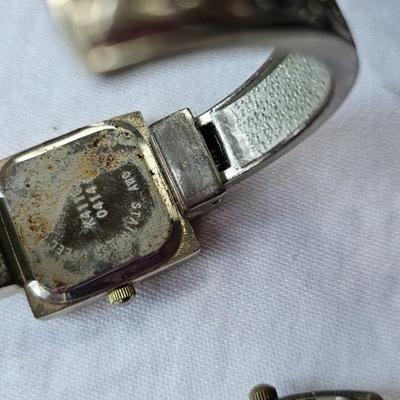 4 vintage Bangle watches lot